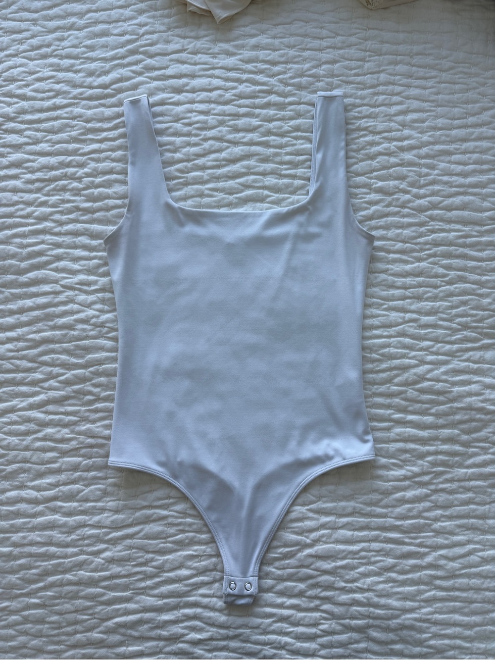 Express White Kids Tank One-Piece Bodysuit